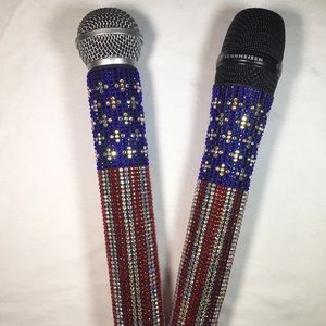 American Flag Microphone sleeve cover